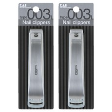 KAI 貝印 不鏽鋼指甲剪 中, 單一顏色, 2個