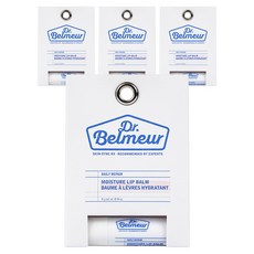 THE FACE SHOP 菲詩小舖 貝爾默博士日常修護潤唇膏, 混合色, 4g, 4個