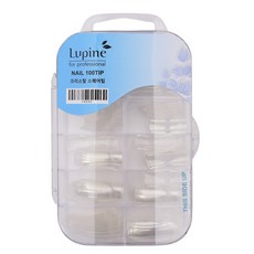 Lupine Nail 方形透明美甲片, 單一顏色, 1個