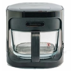 ONe-MeTeR 玻璃氣炸鍋 原廠保固, OBO-45022GF, 科技黑, 4.5L, 1台