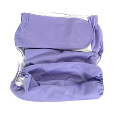 男女通用魔鬼氈布尿布 07 紫色 均碼, 1件, 1個