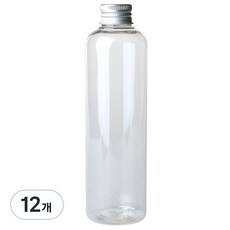 Glassdomae DT250 透明飲料容器 鋁製銀蓋, 250ml, 12個