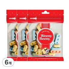 Weeny Beeny 積木造型糖, 50g, 6包