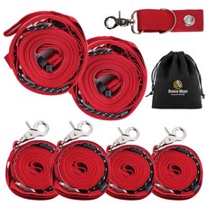 Breeze Moon 第3代高強度防水帆布帶 主 2入+側 4入+收納袋組, 深紅色 (錶帶) 已選中