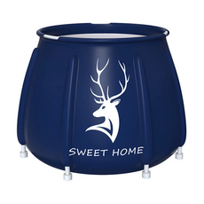 摺疊泡澡桶 浴桶配件齊全, 70 x 65cm, 鹿角, 1個