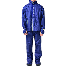 東伸 多功能外套雨衣2代, 防潑水聚酯纖維/聚氨乙烯, 防水/耐水壓/防風/耐髒, XL, 深藍色