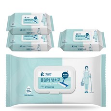 케이크린업 물걸레 청소포 30매, 4개