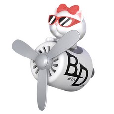 Belladox Air Wheel 車用芳香劑 BD-1 波斯貓 白色, 1套, 水果/山茶, 黑櫻桃