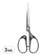 마다꾸미 다용도 스테인리스 가위, 실버(가위), 3세트