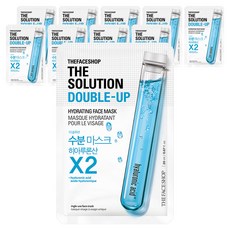 더페이스샵 더솔루션 더블업 수분 마스크시트, 1개입, 10개