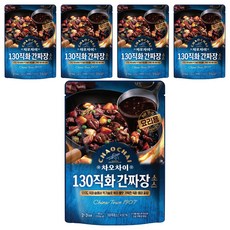 차오차이 130직화 간짜장소스, 165g, 5개