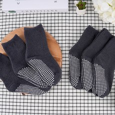 노디자인 아동용 촘촘한 프리미엄 베이직 수면 양말 6켤레 세트