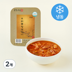 금강수림 우리콩 청국장 2~3인분 (냉동), 1kg, 2개