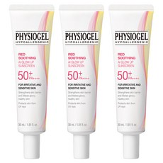 피지오겔 레드수딩 AI 글로우업 썬스크린 SPF50+ PA++++, 30ml, 3개