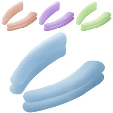 Pickypicks 四季用黏貼式馬桶坐墊 8入組, 粉色、綠色、藍色、紫色, 1套