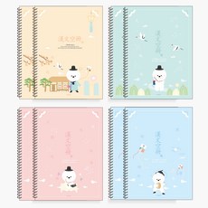 PENPIA 2000 線圈10格漢字練習本, 隨機出貨, 8個