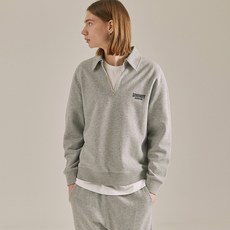 베이직하우스 남녀공용 하프집업 맨투맨 LYTS0102