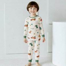 Maykids 兒童青少年 Enjoy Dino 20支羅紋家居服