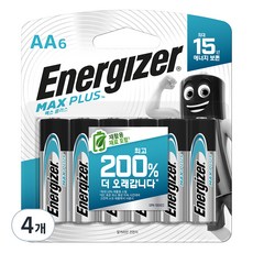 Energizer 勁量 MAXPLUS AA電池, 4個, 6入