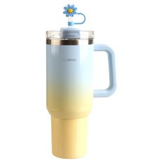Bonita HOUSE 棉花糖隨行杯, 1200ml, 藍色檸檬, 1個