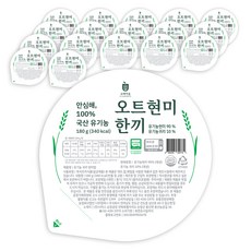 보배마을 유기농 귀리 현미밥, 18개, 180g