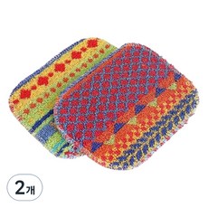 리넥 폴란드 스크럽 수세미 랜덤발송, 4개입, 1개