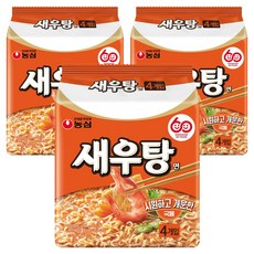 새우탕 새우탕면 122g, 12개