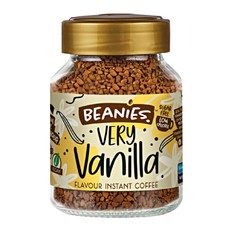 BEANIES 即溶咖啡 香草風味 英國暢銷咖啡品牌 品嚐獨特又純粹的咖啡風味, 50g, 1入, 1罐