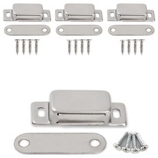 層架國度 不鏽鋼小型側用碰珠門扣, 4個