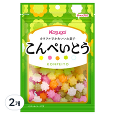 카수가이 콘페이토우 별사탕, 76g, 2개