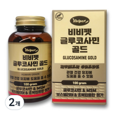 비비펫 강아지 골드 영양제, 뼈/관절강화, 100g, 2개