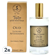 Taylor of Old Bond Street OUD 奢華鬍後水，50ml，不含酒精, 2瓶