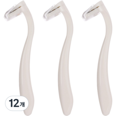 바디애 여성용 다리털 제모 면도기, 1개입, 12개