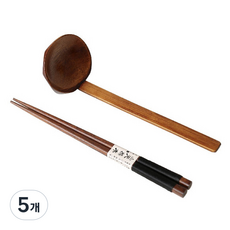 라면 젓가락 스푼 세트, MP150, 젓가락 + 숟가락, 5개