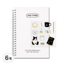 DASH&DOT Stay Study 100天計畫, 6個, 白色桌面