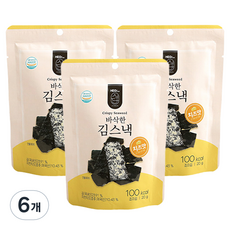 허닭 바삭한 김스낵 치즈맛, 20g, 6개