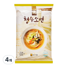 청수식품 청수소면, 2.5kg, 4개