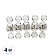 ICores 西洋棋造型冰箱磁鐵 10入, 透明, 4套