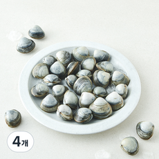 바다림 서해안 생물 동죽조개 (냉장), 4개, 400g