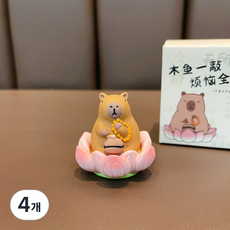 뎁시스 동물 데스크 장식 인테리어 소품 피규어 타입 2, 4개