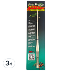 NOMOY PET 不鏽鋼爬蟲類餵食鑷子 直線型 38cm NZ-12, 3個, 單一顏色