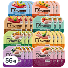 듀먼 전연령용 강아지 종합 8종 버라이어티 화식사료, 혼합맛, 50g, 56개