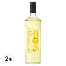네이쳐티 zero 레몬 시럽, 2개, 1L
