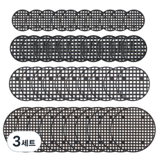 데이지안 원형 화분 깔망 4종 x 10p 세트, 3세트