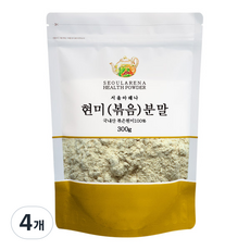 서울아레나 현미 볶음 분말 국내산, 300g, 4개