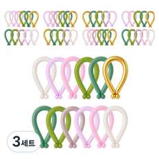 피앤비유니티 요술풍선 50p 세트, 그레이티 파스텔 빈티지 혼합7색, 3세트