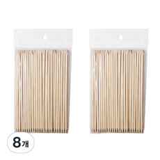 연우 미니 네일 우드 스틱 15cm 100p, 8개