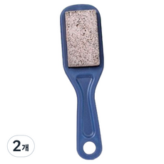 Kelbon 足部護理 強度調節 硬皮 足部去角質器 藍色, 2個, 1入, 100g