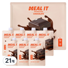 밀잇 단백질 쉐이크 초코맛, 40g, 21개