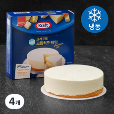 삼립 카페스노우 크래프트크림치즈케익 (냉동), 370g, 4개